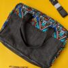 African Print and jeans Laptop sleeve bag