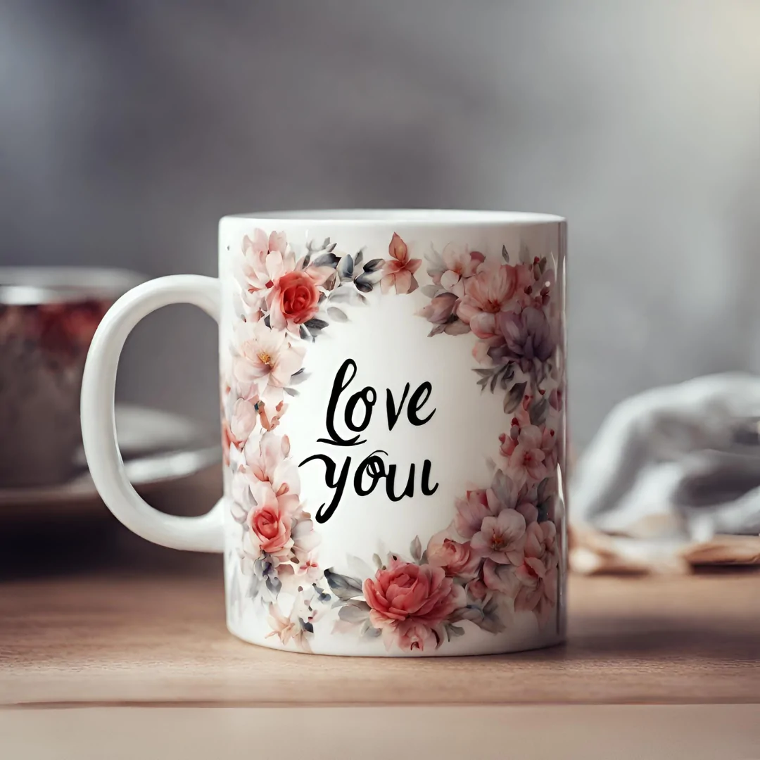 Branded print mug