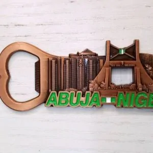 Abuja Nigeria bottle opener magnet