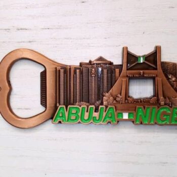 Abuja Nigeria bottle opener magnet