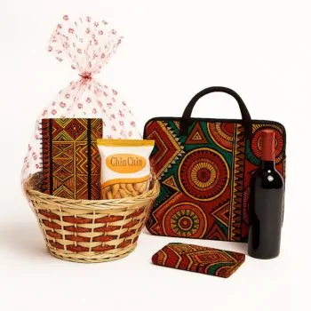 African Gift Set (Bronze Package, Small Basket)