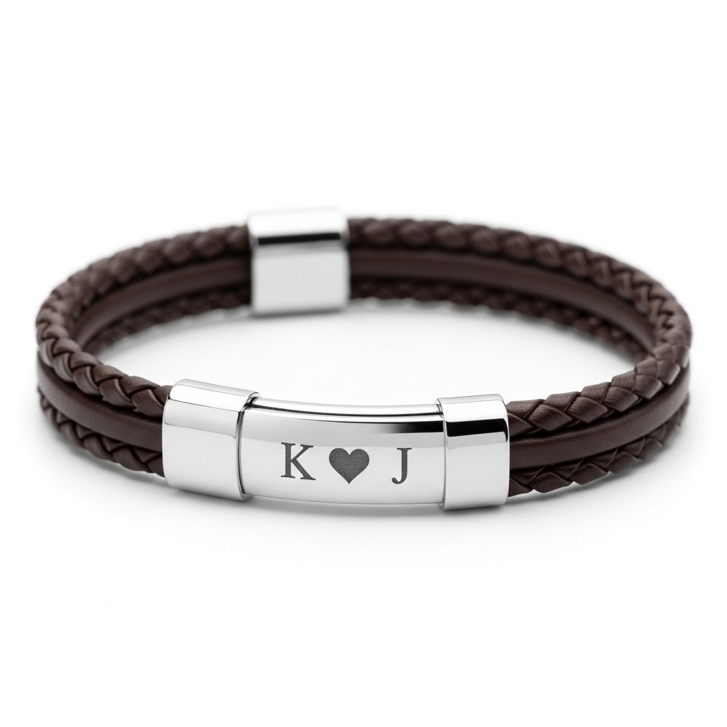 Unique Romantic Gifts for Your Boyfriend | Surprise Gifts For Him 2 Custom necklace and bangles - Perfect gift as a surprise romantic gift idea for a boyfriend