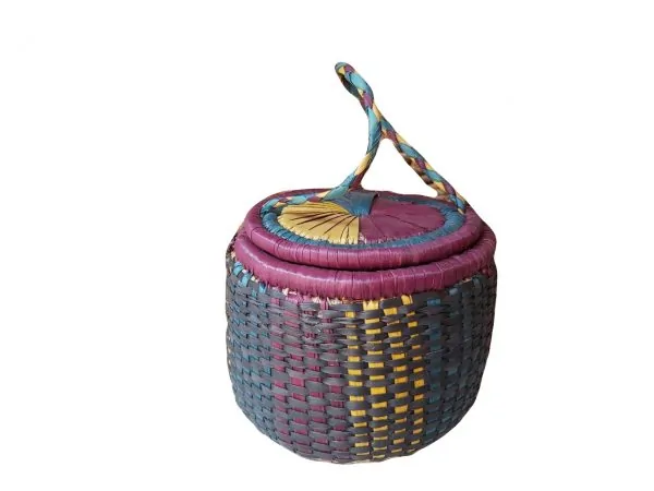 A handmade African basket.