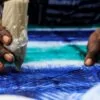 Adire wax printing