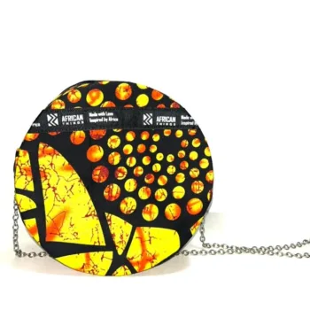 African Print Circle Bags for Ladies African Things Bags Backpacks Souvenirs in Lagos 3