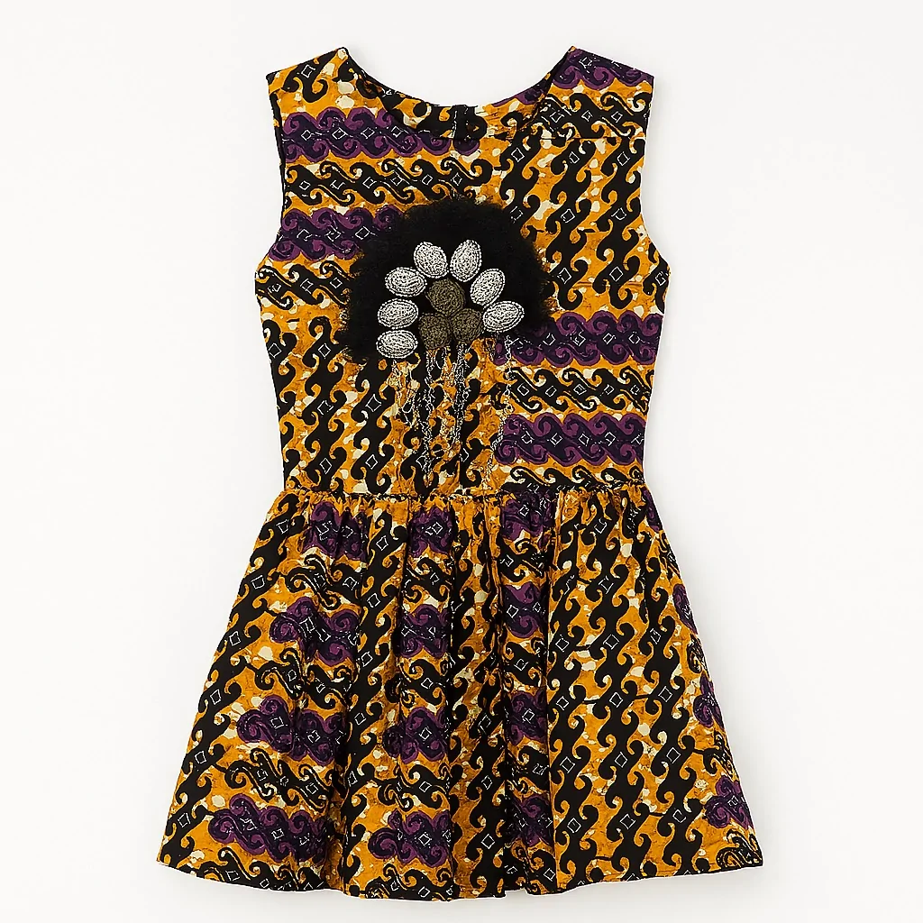 African Print Ankara Grown Girls Gown 5