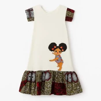 African Print (Ankara) Grown Girls Gown