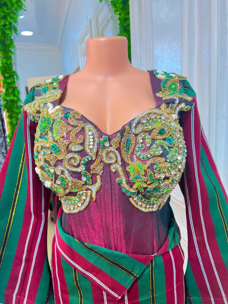 Aso oke dress, traditional Aso oke dress,Aso oke wedding dress