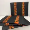 "Bright, bold, and culturally inspired – this 4-piece African print table mat set brings warmth, style, and functionality to your home decor."