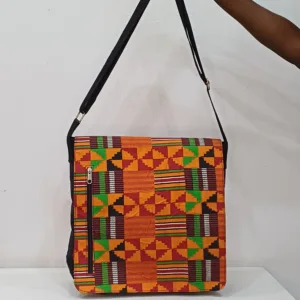 African Print Messenger Bag