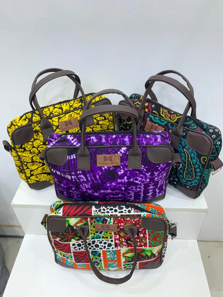 Ankara/African print laptop bags