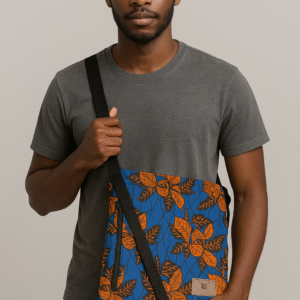 African Print Messenger Bag