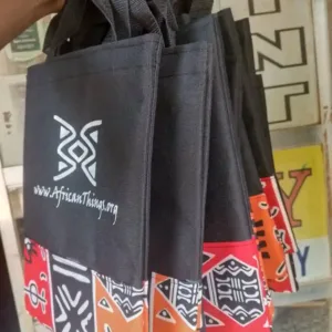 African print custom souvenir bags in Nigeria for weddings, events, burials, keepsakes