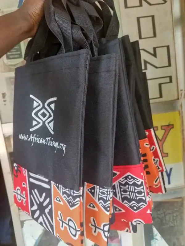 African print custom souvenir bags in Nigeria for weddings, events, burials, keepsakes