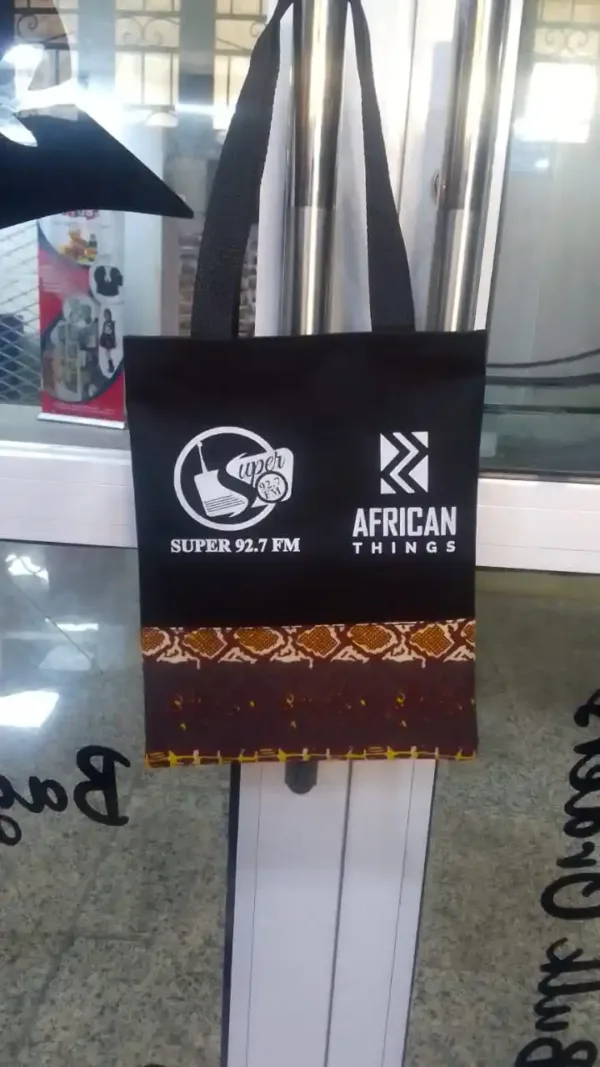 African print custom souvenir bags in Nigeria for weddings, events, burials, keepsakes