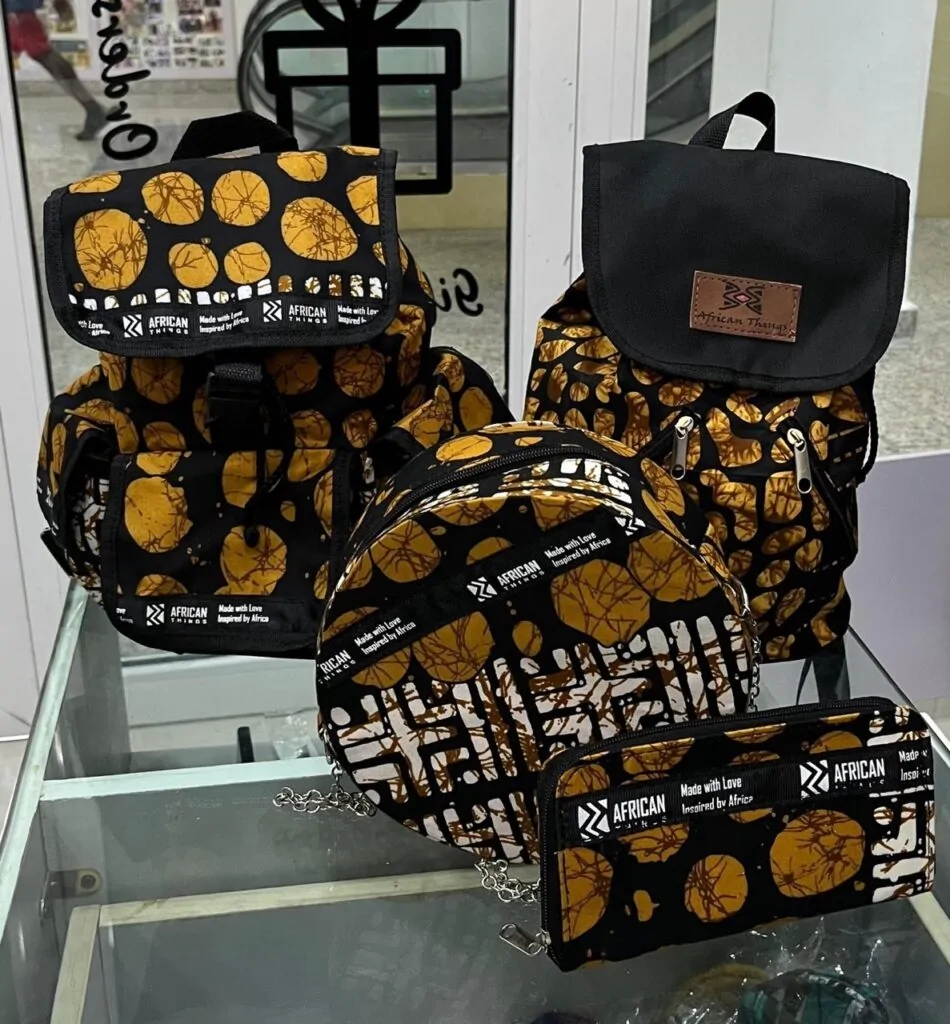 Ankara Backpack Purse Sidebag Fanny Pack Set 2