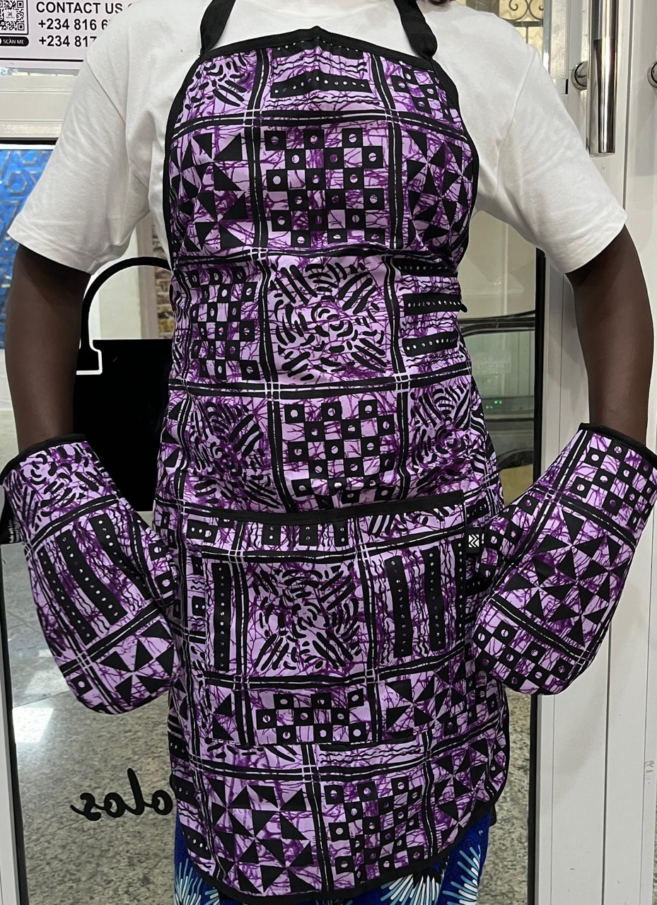 10+ Affordable Nigerian Souvenirs for Tourists & Visitors Ankara apron and mitten