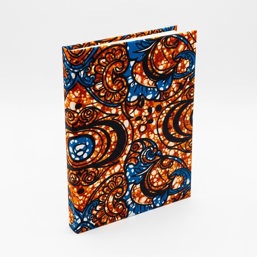 Ankara A4 notebook - Gift for a church in Nigeria