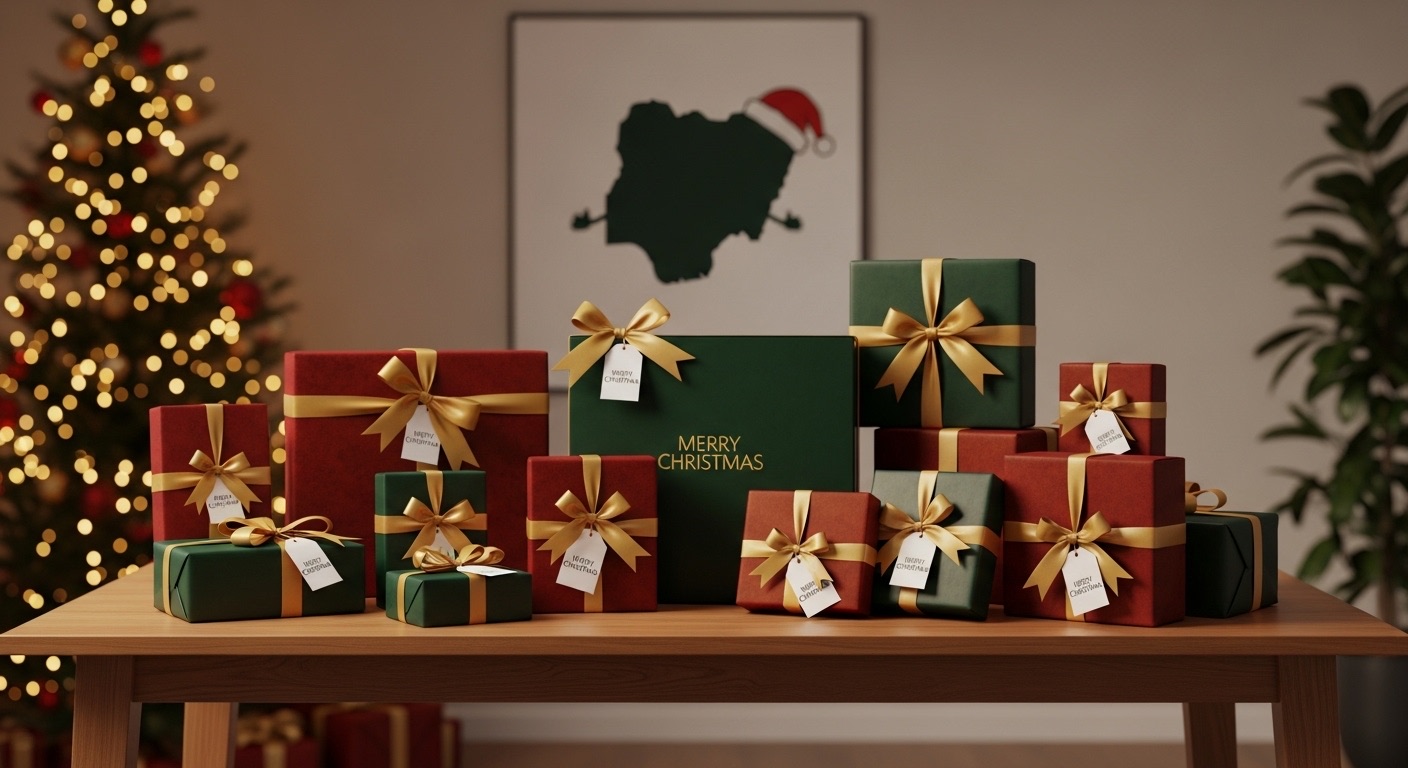 Group of Christmas gifts of different sizes - Corporate Holiday:Christmas Gifts for Employees in Nigeria