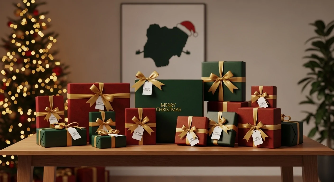 Group of Christmas gifts of different sizes - Corporate Holiday:Christmas Gifts for Employees in Nigeria