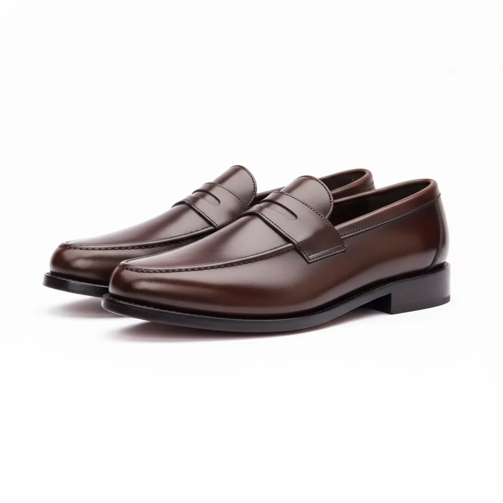 Handmade Brown Leather Loafers for Men in Lagos, Nigeria