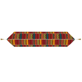Kente print table runner