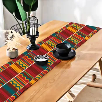 African print/Kente print table runner