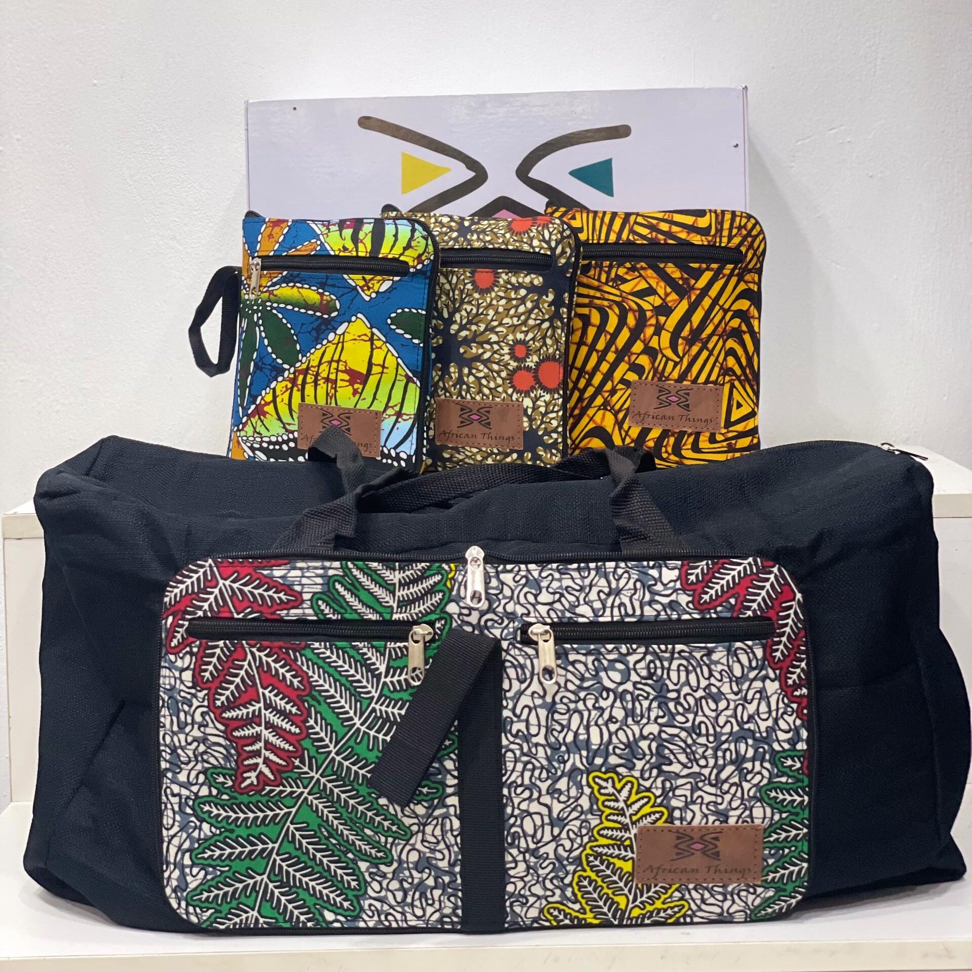 Ankara Collapsible Duffel Travel Bag - Corporate Holiday/Christmas Gifts for Employees in Nigeria