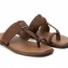 Genuine male leather sandals palm slippers