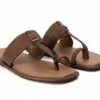 Genuine male leather sandals palm slippers