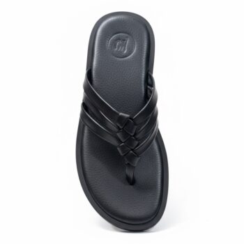Genuine male leather sandals palm slippers