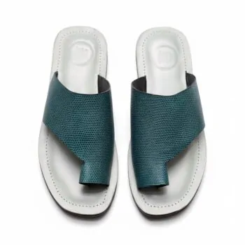 Genuine male leather sandals palm slippers