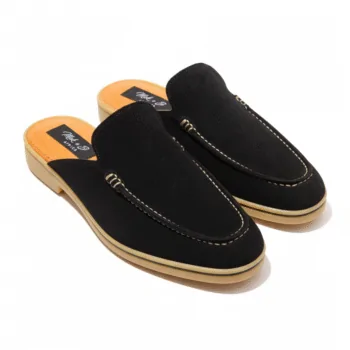 men's genuine leather handmade half shoe mule in Nigeria