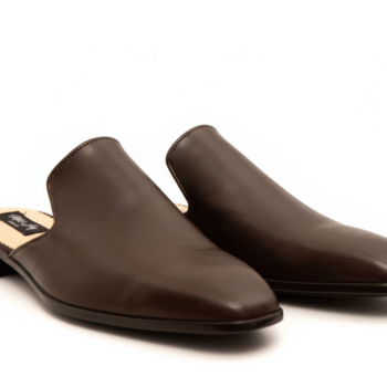 men's genuine leather handmade half shoe mule in Nigeria