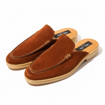 men's genuine leather handmade half shoe mule in Nigeria