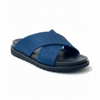 Men's genuine leather slides