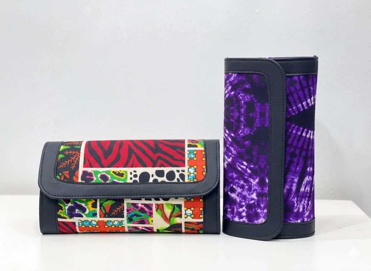 African Print Purse