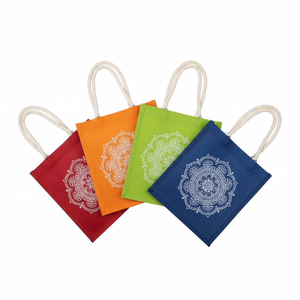 Jute Souvenir Bags for Weddings