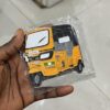 Lagos Keke Napep Souvenir Fridge Magnet – Iconic Yellow Tricycle Nigeria Gift