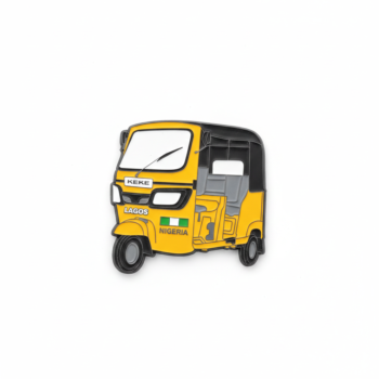 Lagos Keke Napep Souvenir Fridge Magnet