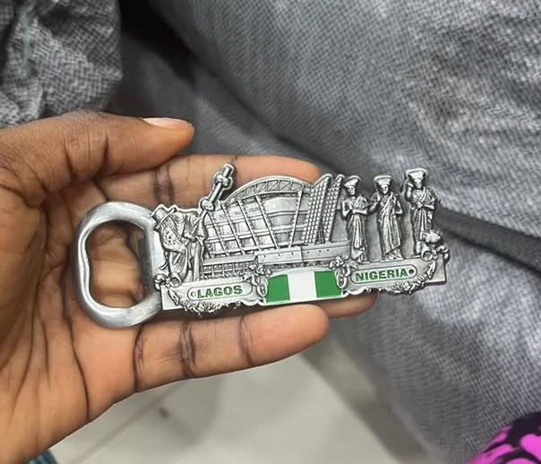 Lagos Landmark 2-in-1 Bottle Opener Magnet