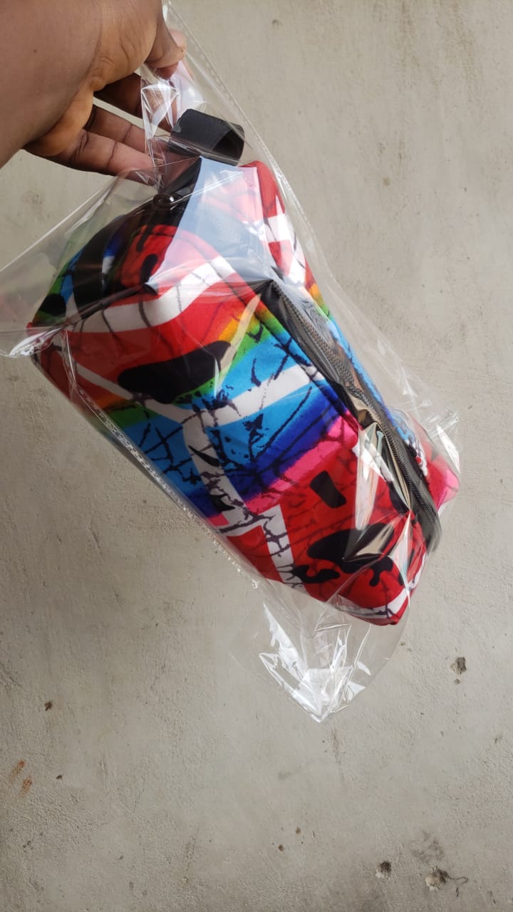 Ankara cosmetic pouches bulk order from African Things