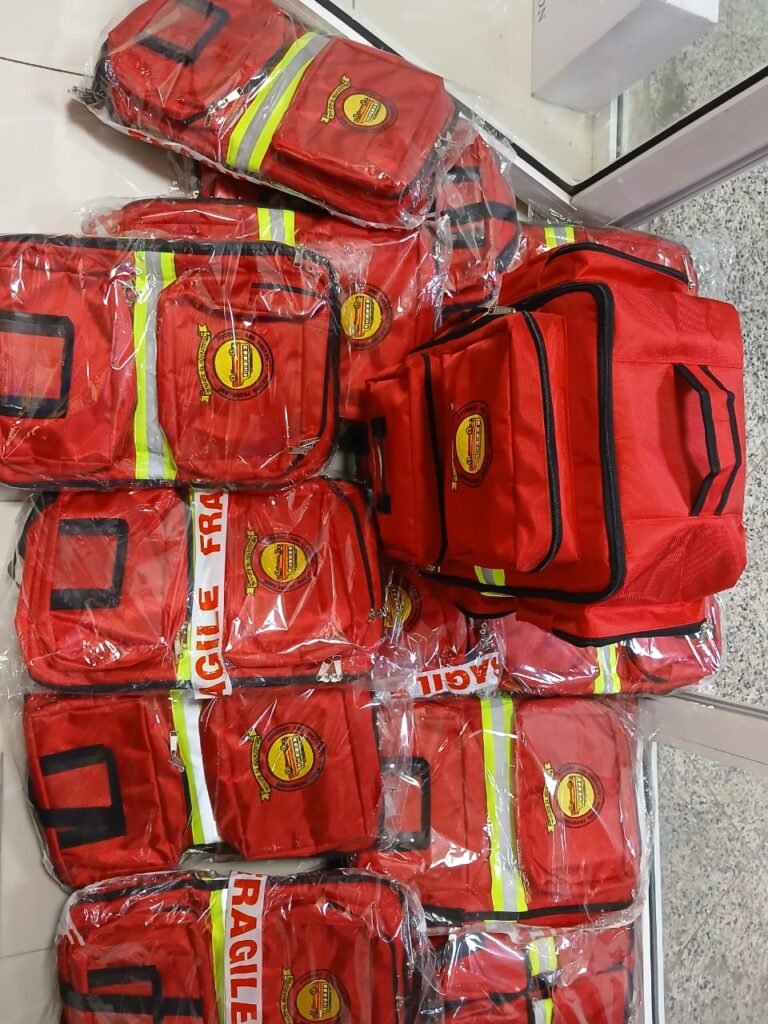 A branded/customized school bag/backpack from African Things for corporate gifts and promotional souvenirs in Nigeria
