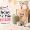 Functional Birthday Thank You Gift Ideas for Your Guests