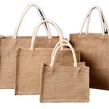 Natural Jute Tote Bags for Wedding, Events, Party Souvenirs in Lagos Nigeria