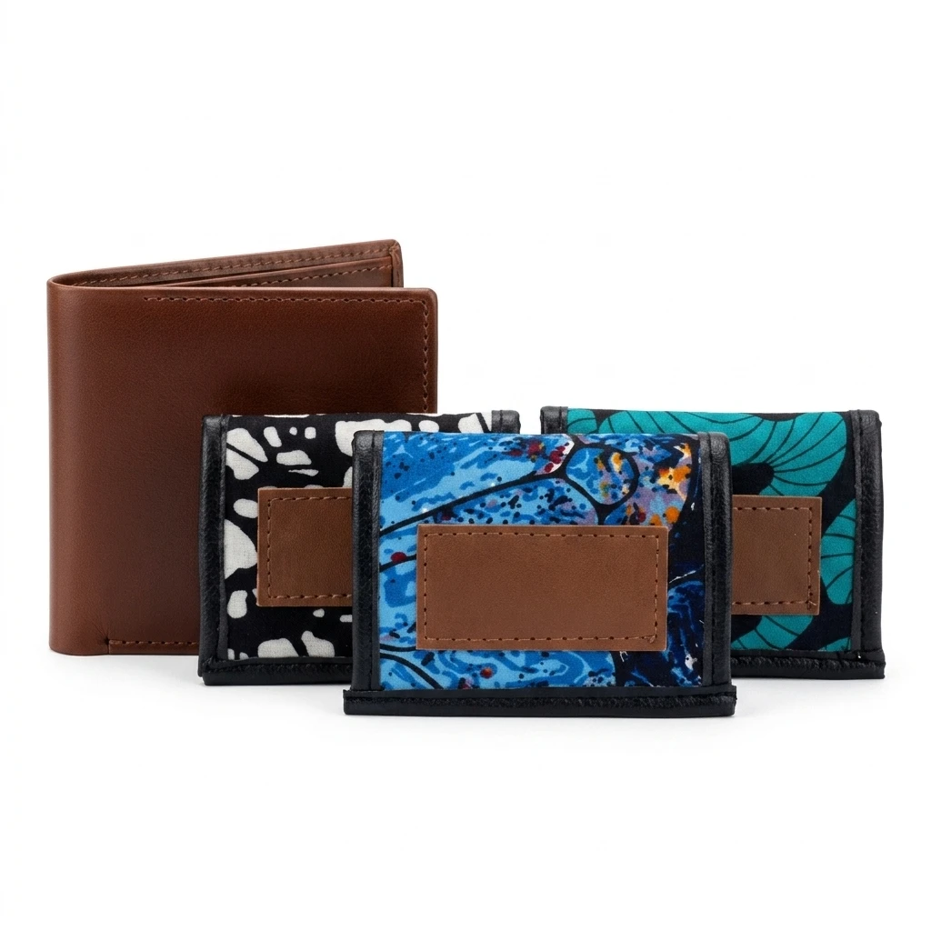 Custom Leather Card Holder souvenir for birthday thank you gift ideas for guests in Nigeria