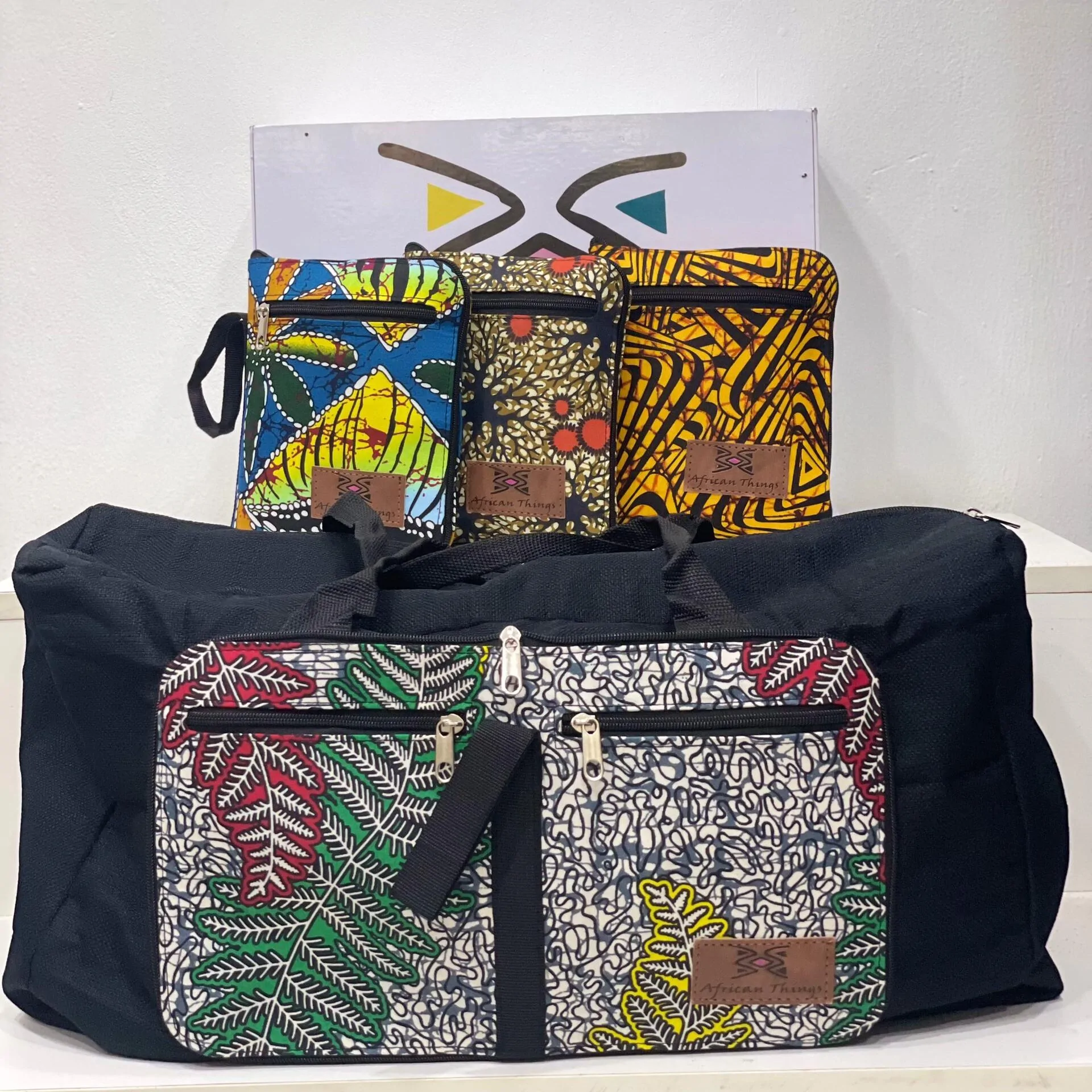Ankara collapsible duffel bag