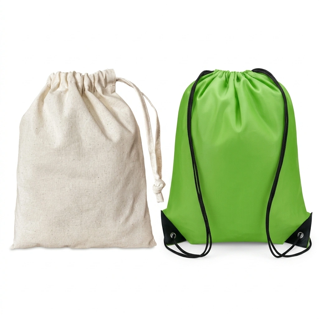 Plain Custom Drawstring Backpack