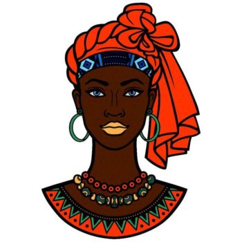African Inspired DTF Heat Transfer Stickers 5