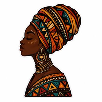 African Inspired DTF Heat Transfer Stickers 9